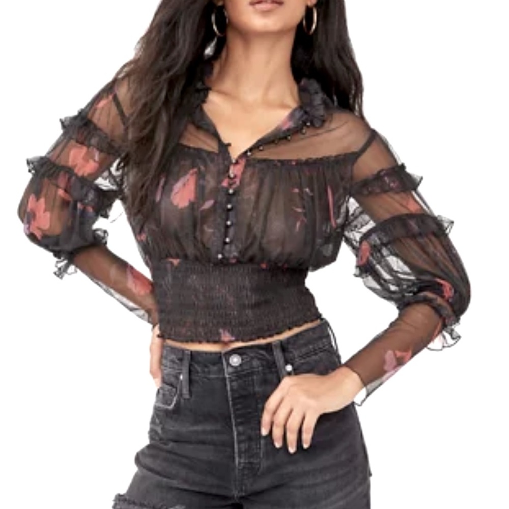Free People's Time for Shine Top XS 🔥NWT